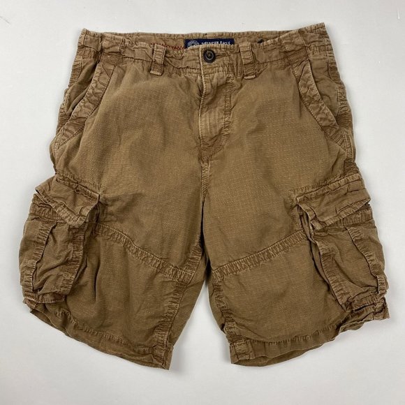 American Eagle Outfitters Brown Cargo Shorts - Picture 1 of 13